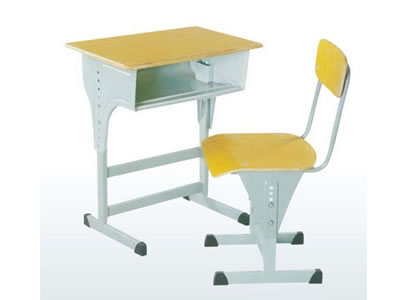 單人直管課桌椅(廠家)